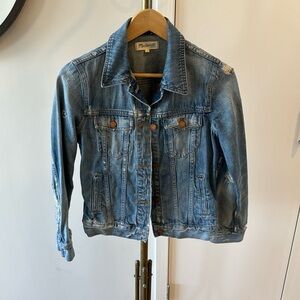 Madewell Distressed Denim Jacket